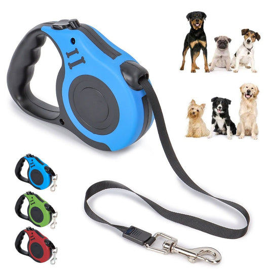 Automatic Retractable Dog Leash - Dual Size Options with Brake & Lock Safety System